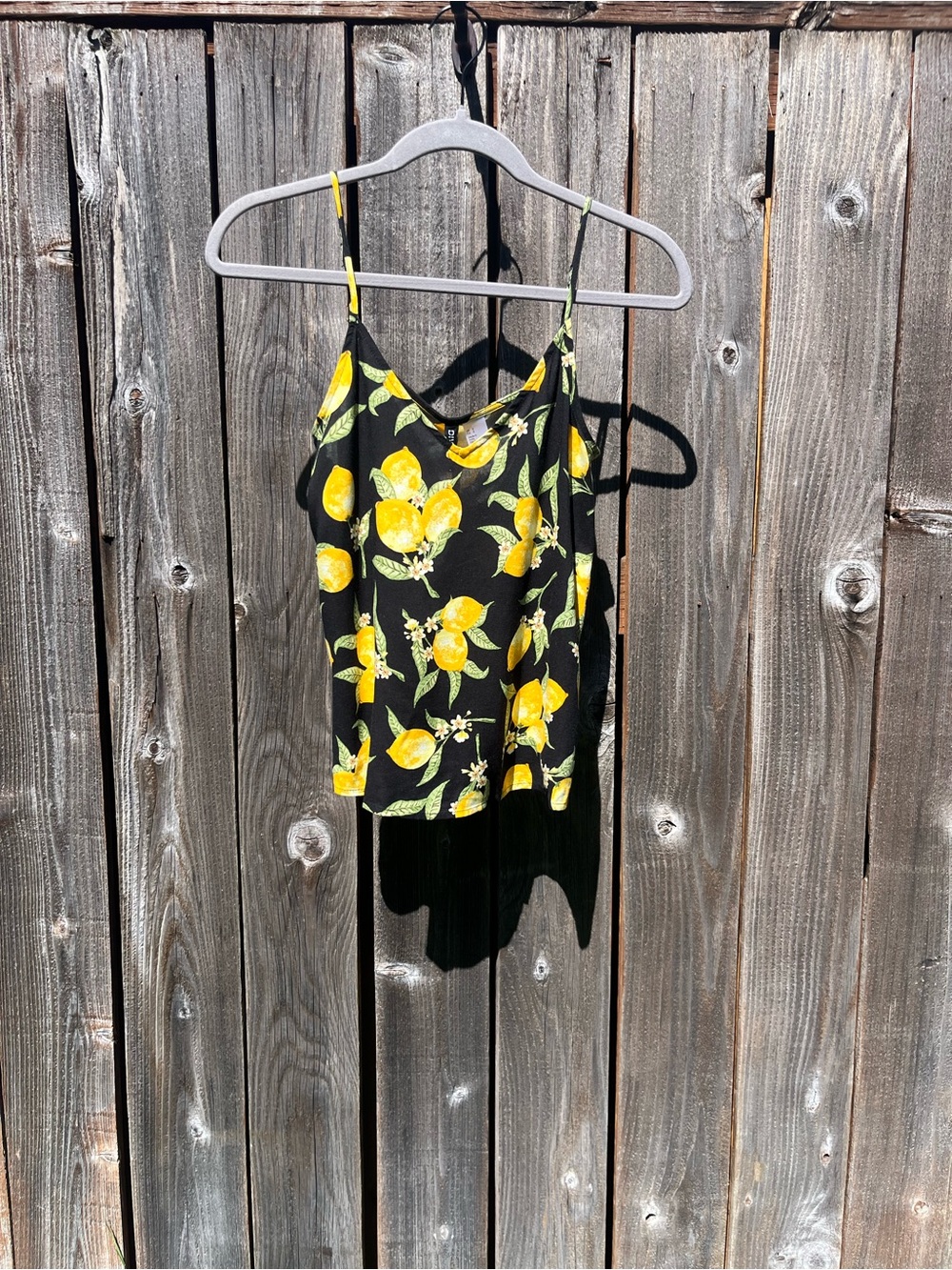 Divided  h&m lemon print camisole size 0